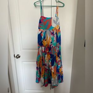 J. Crew tie back maxi dress